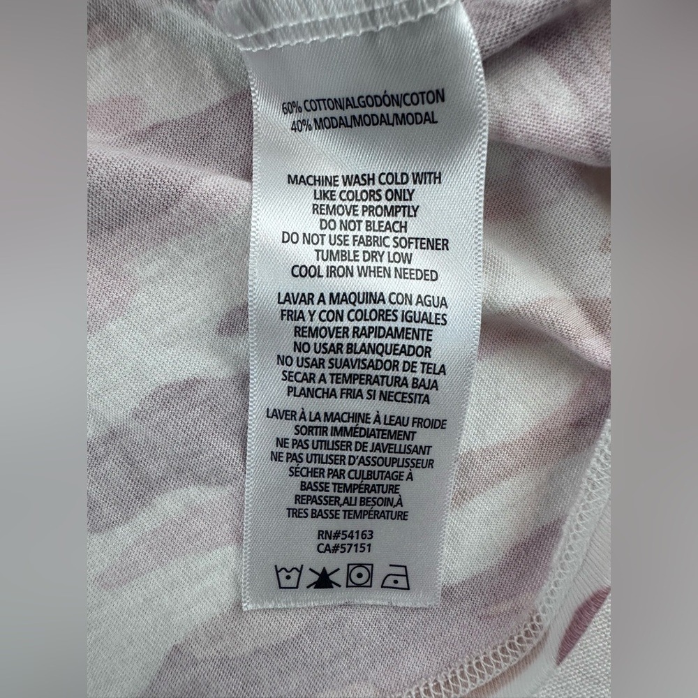 Calvin Klein Jeans Camo‎ Tie Front Crop Top Pink Womens Size M - Picture 5 of 8